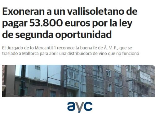 Ley de Segunda Oportunidad. Caso de éxito